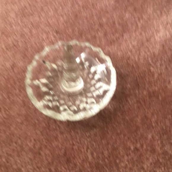 - Crystal Ring Holder  “ Ring Holder “ One Size 24 Lead Crystal - Picture 6 of 8